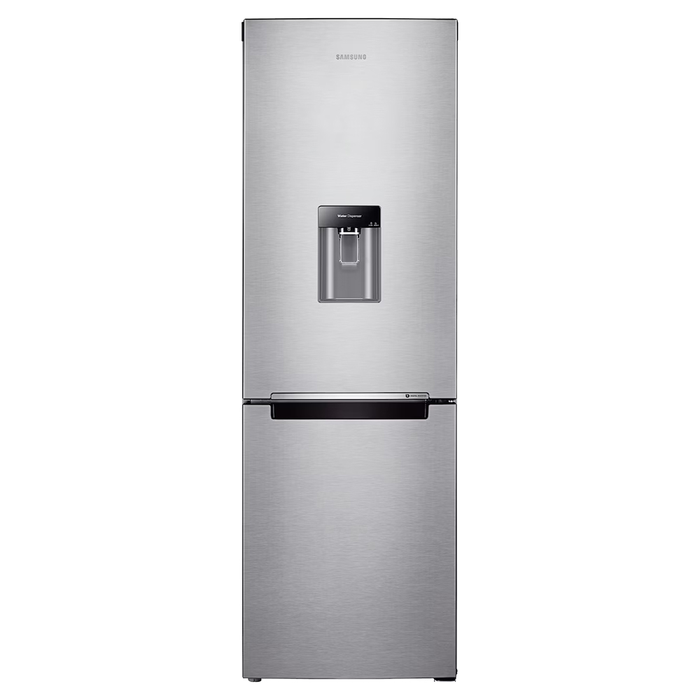 Samsung Bottom Freezer with Water Dispenser and Cool Pack, Inox Stainless, 321L - RB33J3611S9/FA