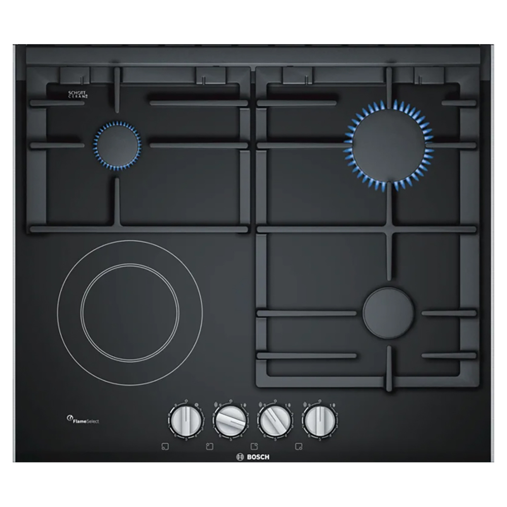 Bosch Series 8 Mixed hob 60 cm Ceramic, Black - PRY6A6B70