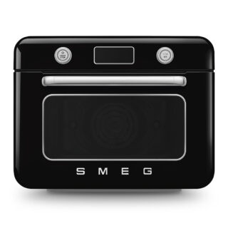 Smeg Countertop combi steam oven Black, Glossy 50's Style Aesthetic - COF01BLEU