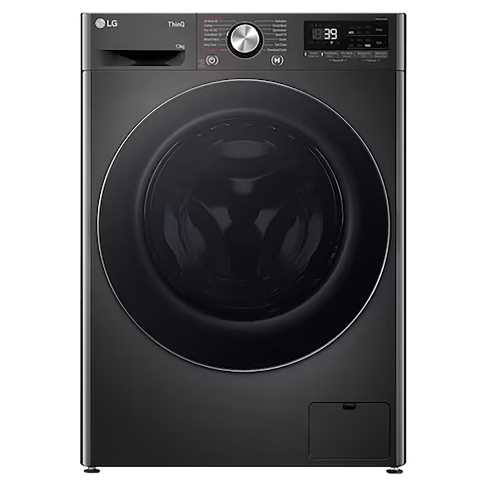 LG 13Kg Front Loader with AI DD™ & Steam+™ in Black Finish - F4Y9LWP2ZB