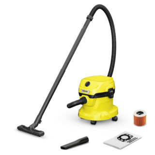 Kärcher WD 2 Plus Vacuum, 1000W, 12L, blower, 1.8m hose, with accessories - WD 2 PLUS