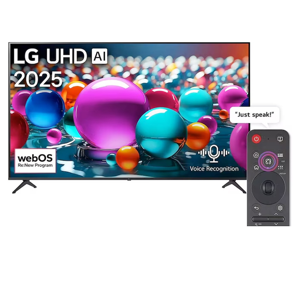 LG 43 inch LG UHD AI UA80 4K Smart TV HDR10 webOS25 - 43UA80006LC